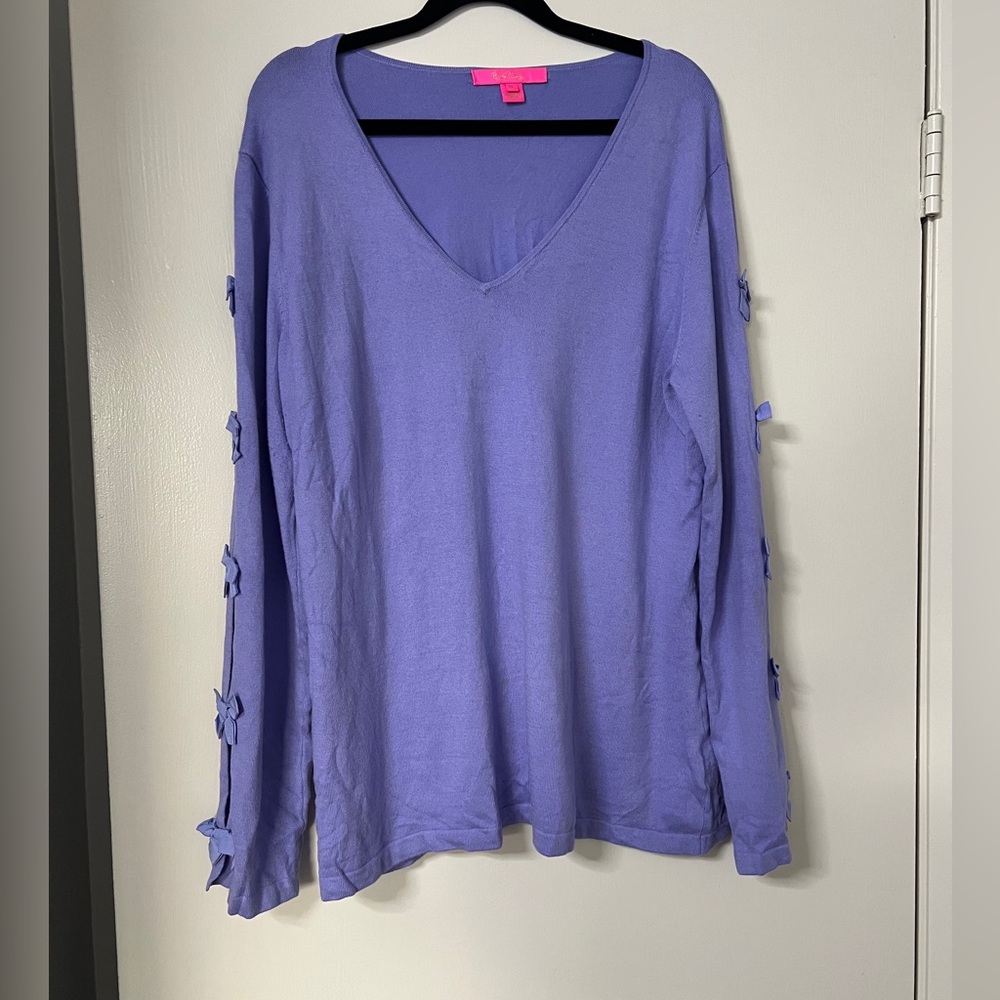 Lilly Pulitzer Bow Sleeve Sweater